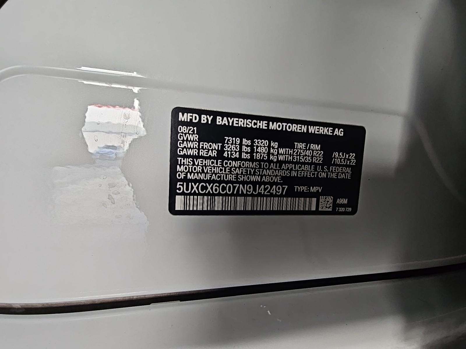 2022 BMW X7 M50i AWD