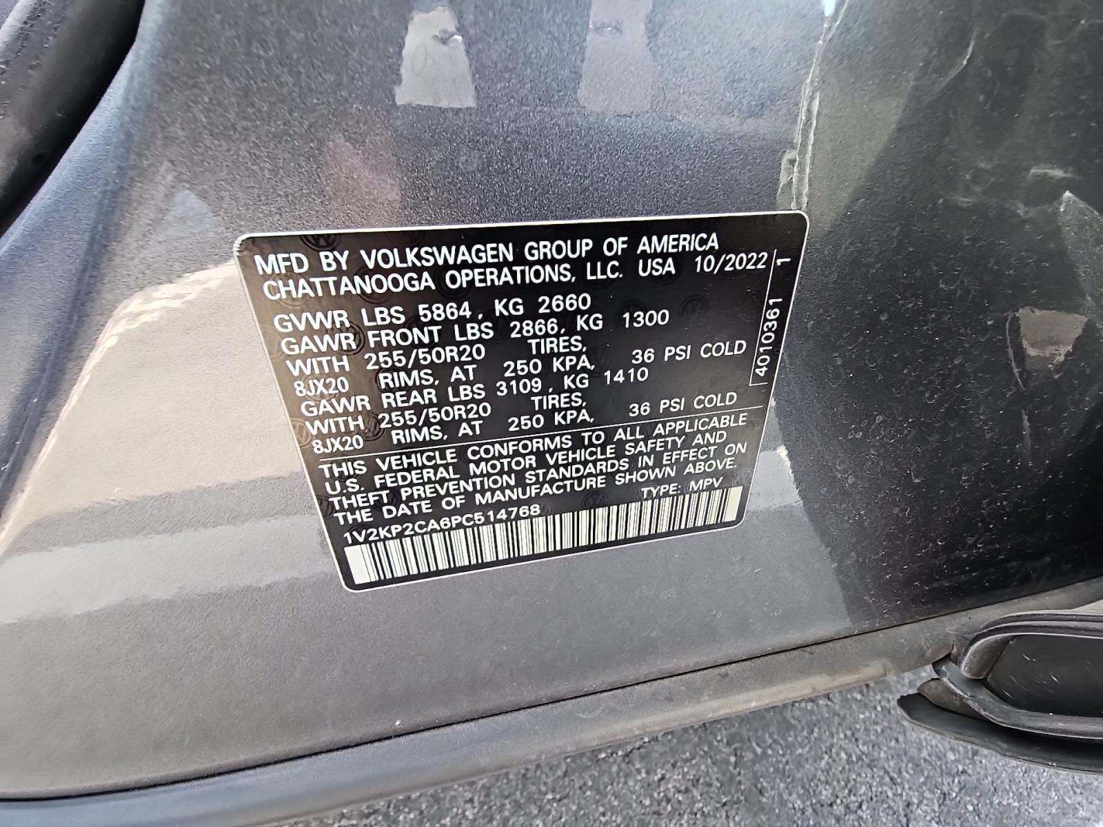 2023 Volkswagen Atlas 2.0T SE AWD