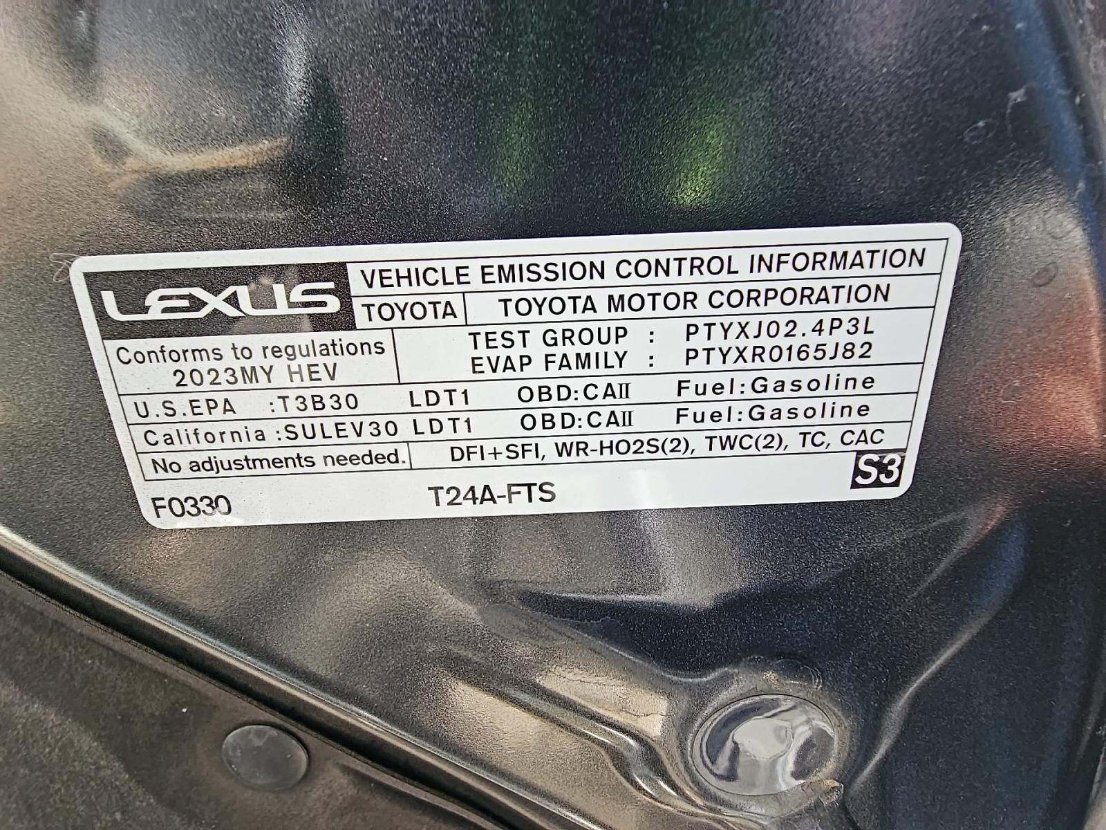 2023 Lexus RX RX 500h F SPORT AWD