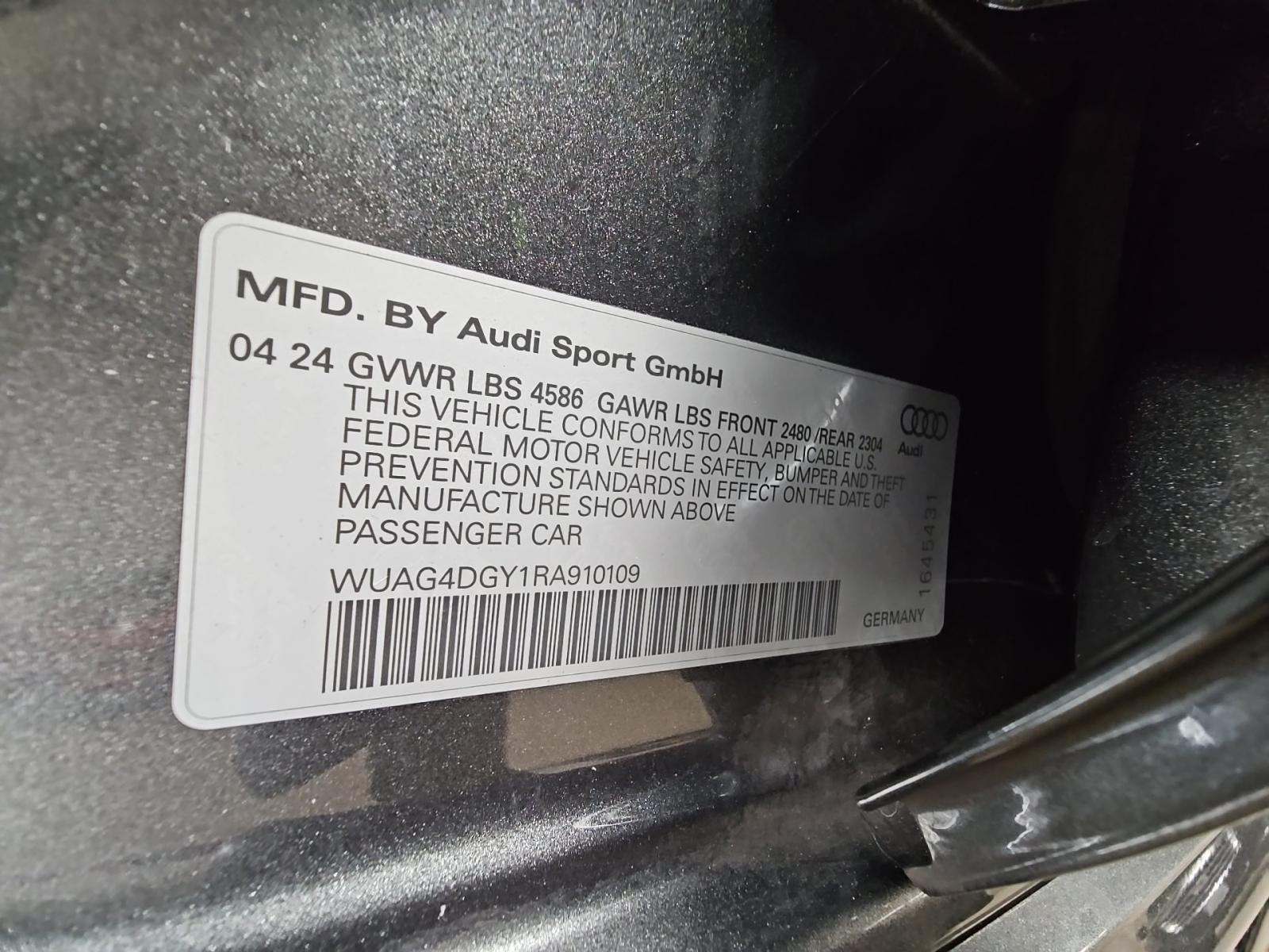 2024 Audi RS 3 Base AWD