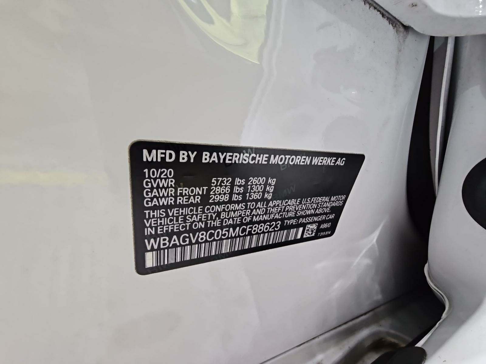 2021 BMW 8 Series M850i xDrive AWD