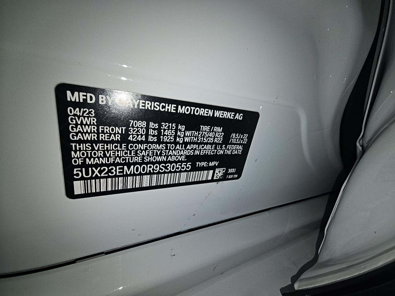 2024 BMW X7 xDrive40i AWD