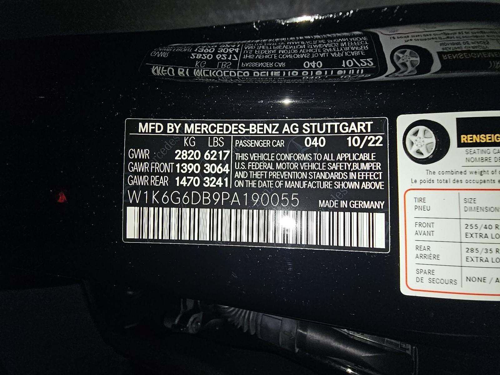 2023 Mercedes-Benz S-Class S 500 AWD