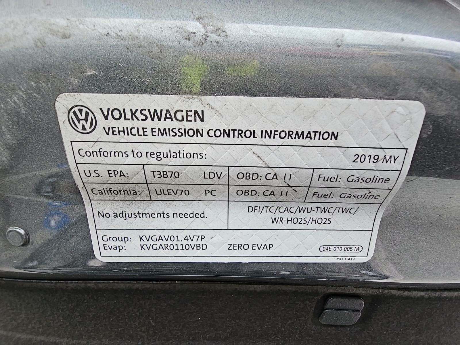 2019 Volkswagen Jetta 1.4T S FWD