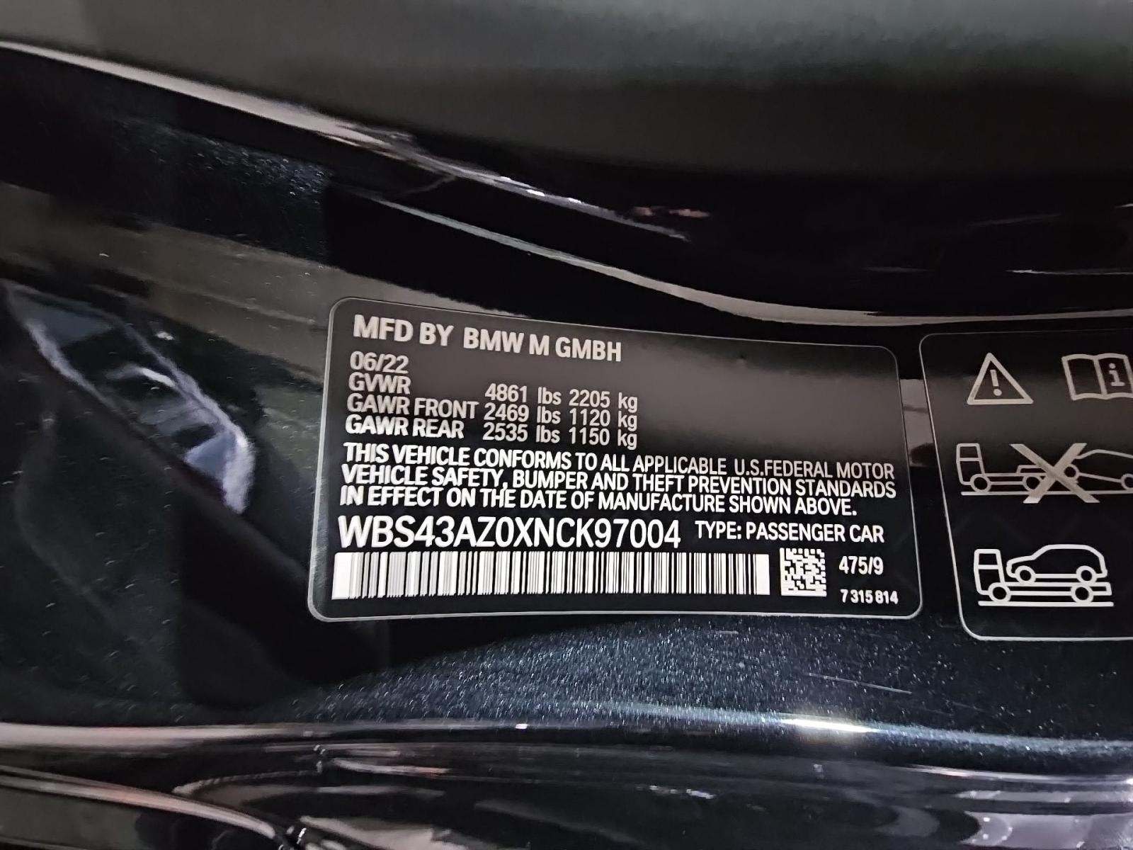 2022 BMW M4 Competition xDrive AWD