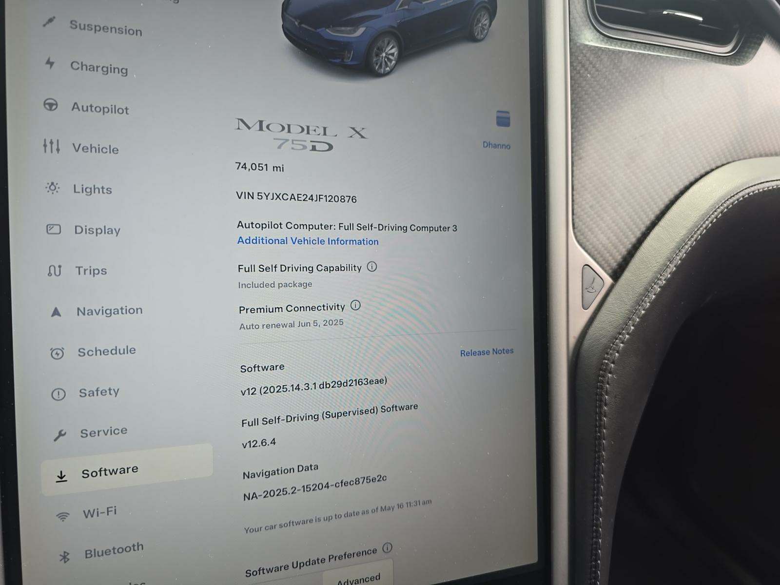 2018 Tesla Model X 75D AWD