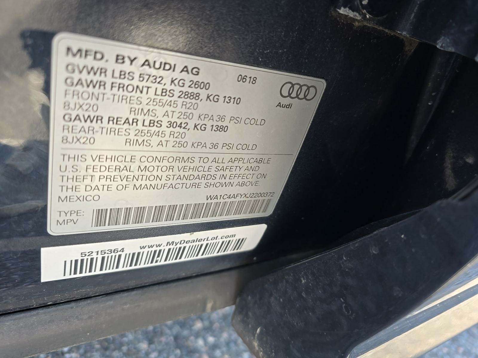 2018 Audi SQ5 Prestige AWD