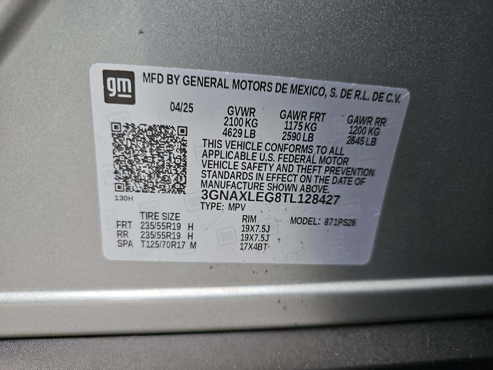 2026 Chevrolet Equinox RS FWD