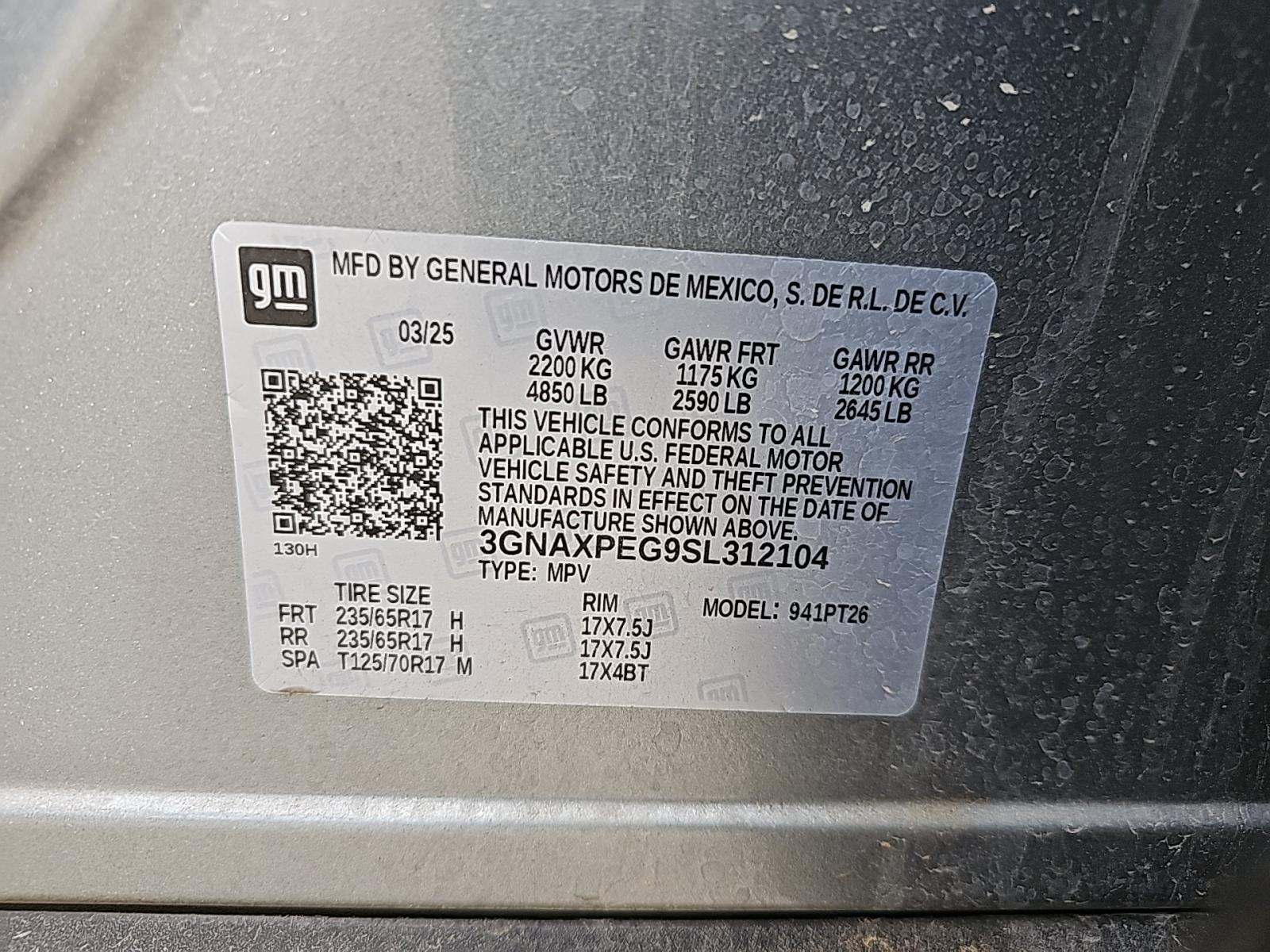 2025 Chevrolet Equinox LT AWD