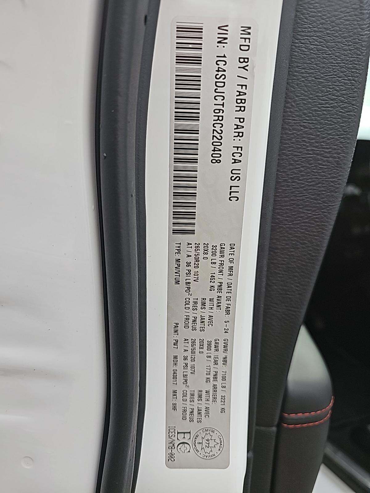 2024 Dodge Durango R/T AWD