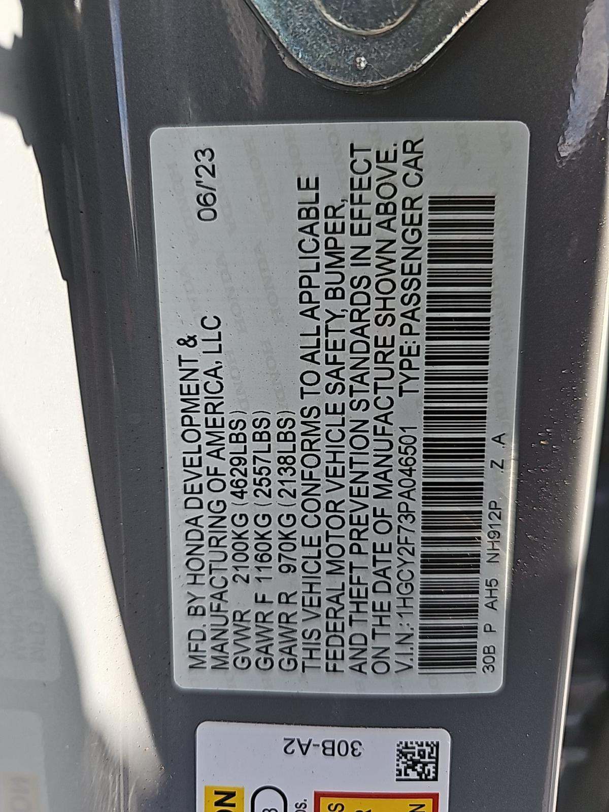 2023 Honda Accord Hybrid Sport-L FWD