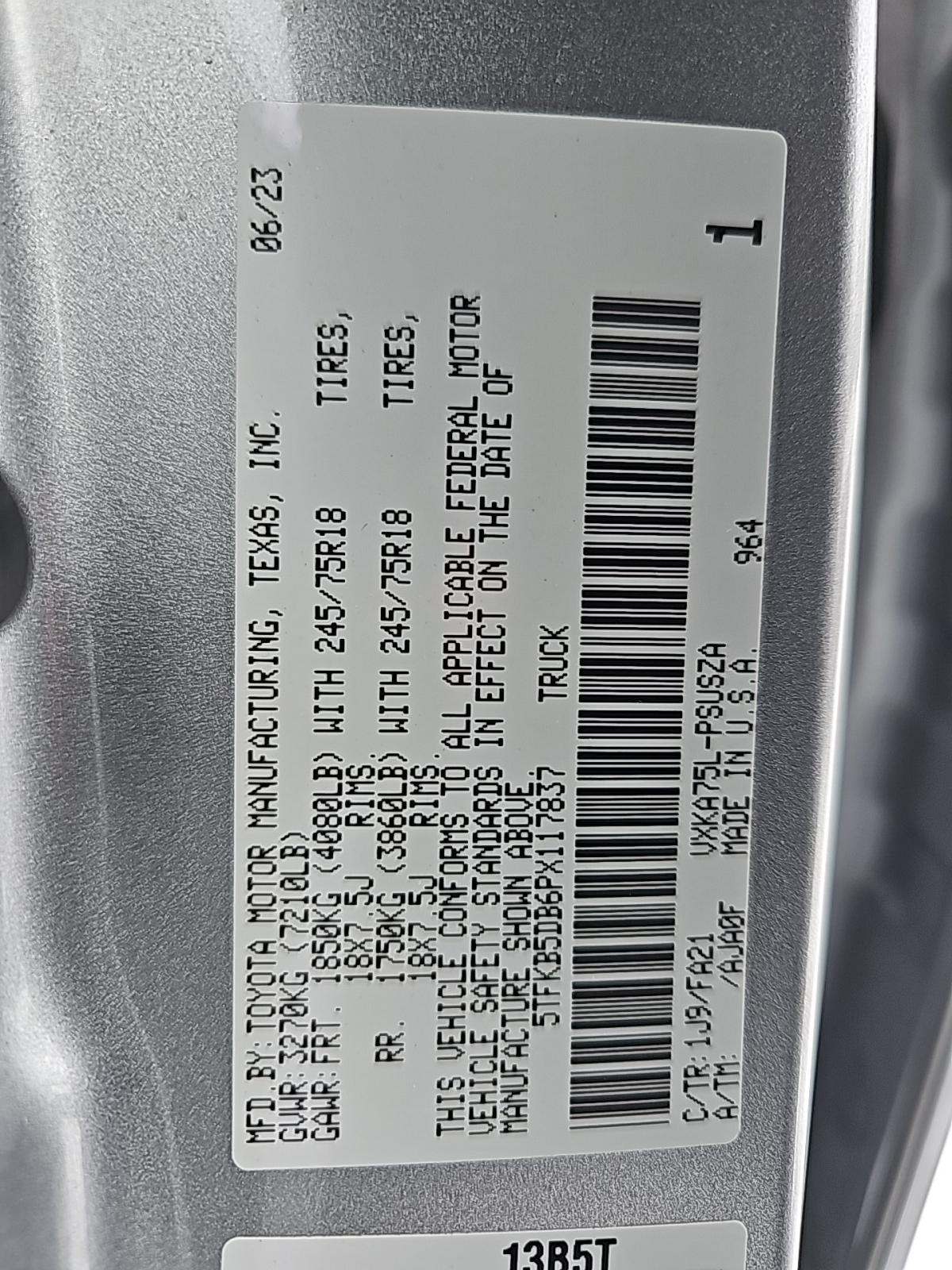 2023 Toyota Tundra SR AWD