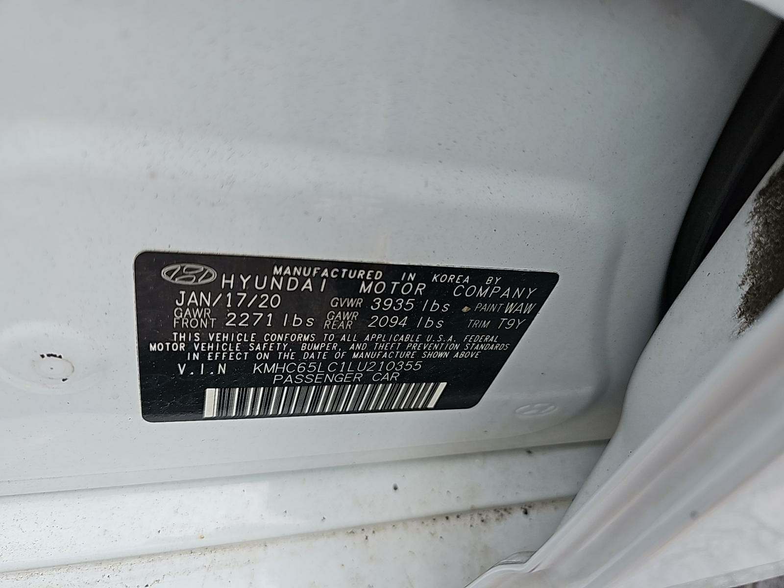 2020 Hyundai Ioniq Hybrid Blue FWD