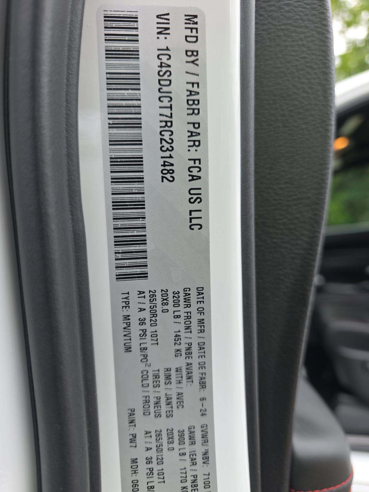 2024 Dodge Durango R/T AWD