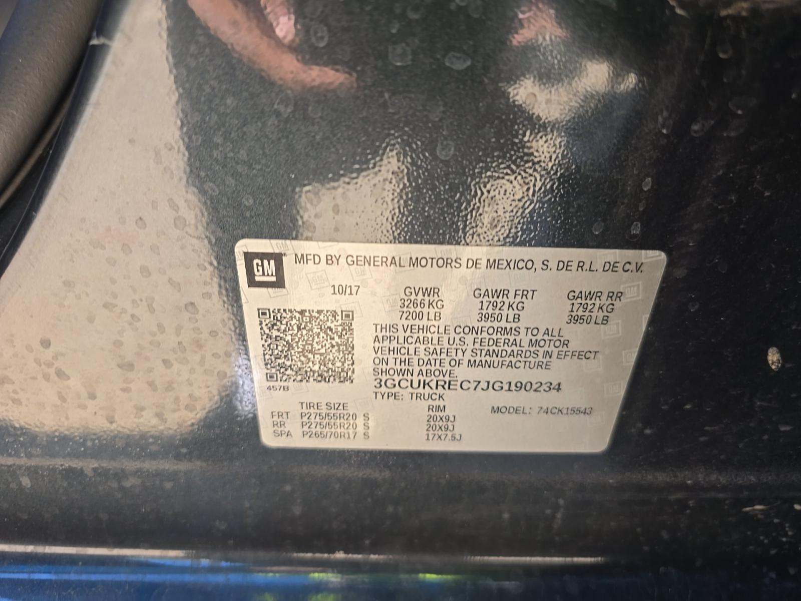 2018 Chevrolet Silverado 1500 LT Z71 AWD