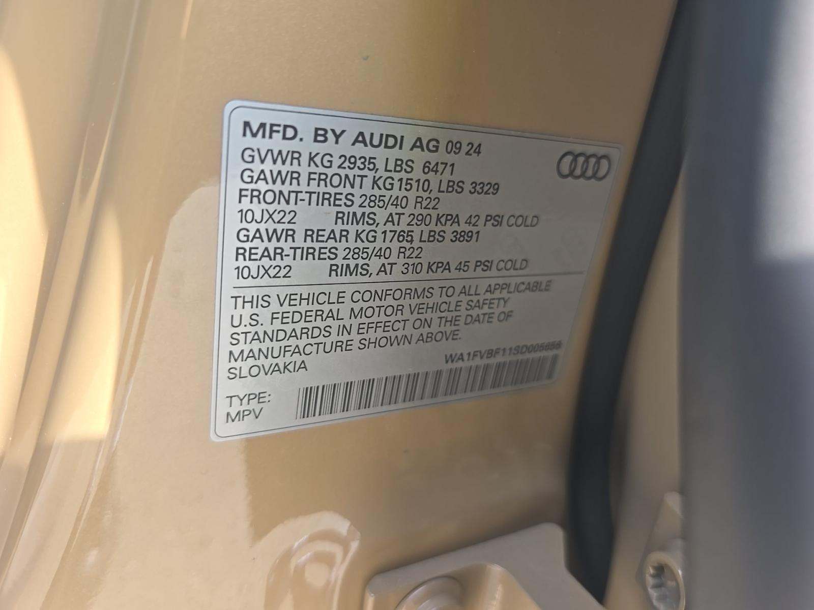 2025 Audi Q8 Prestige AWD