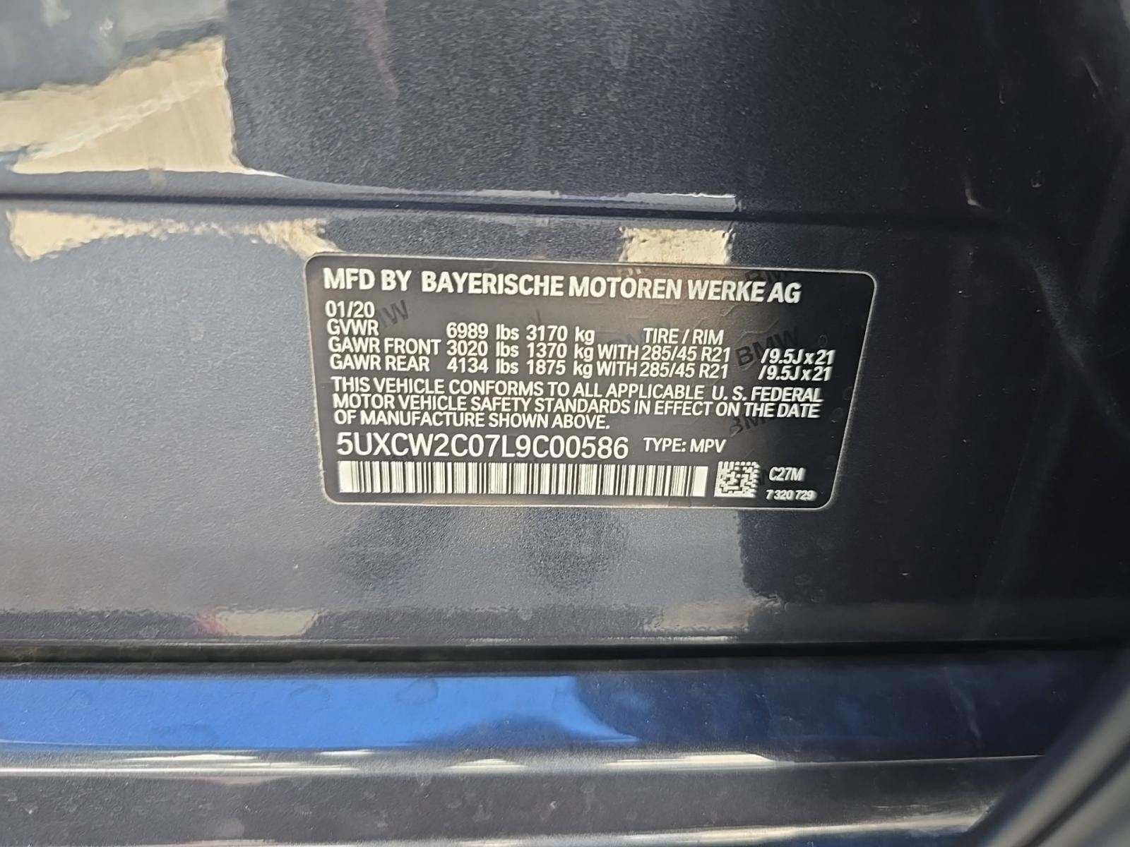 2020 BMW X7 xDrive40i AWD