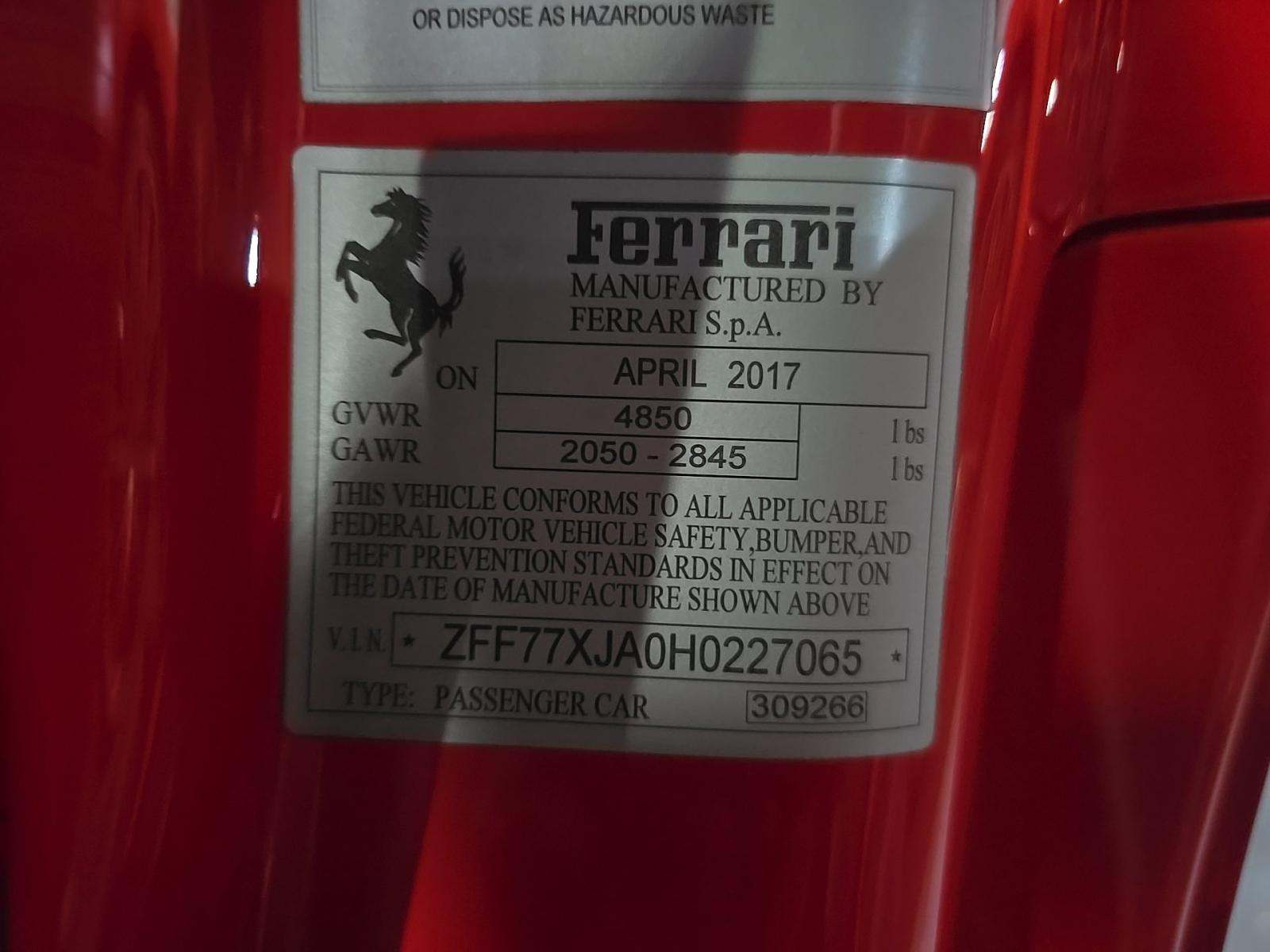 2017 Ferrari California T RWD