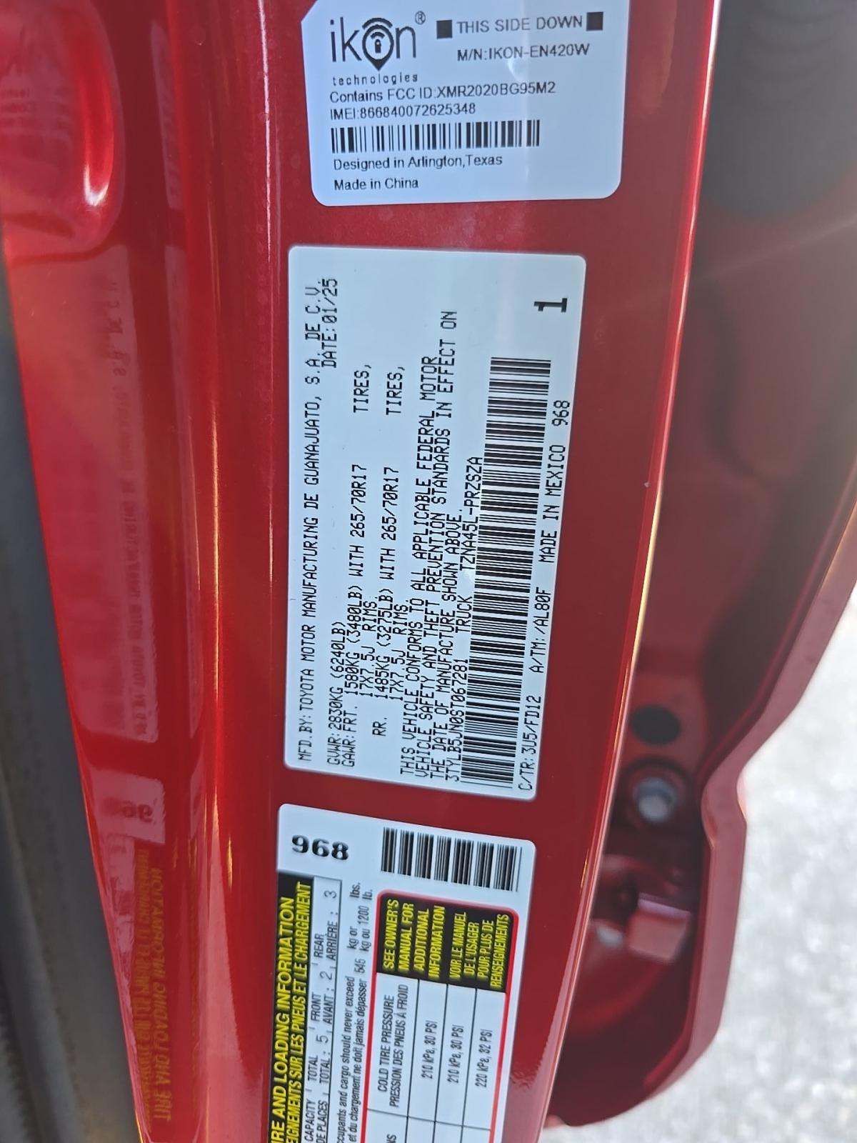 2025 Toyota Tacoma TRD Off-Road AWD