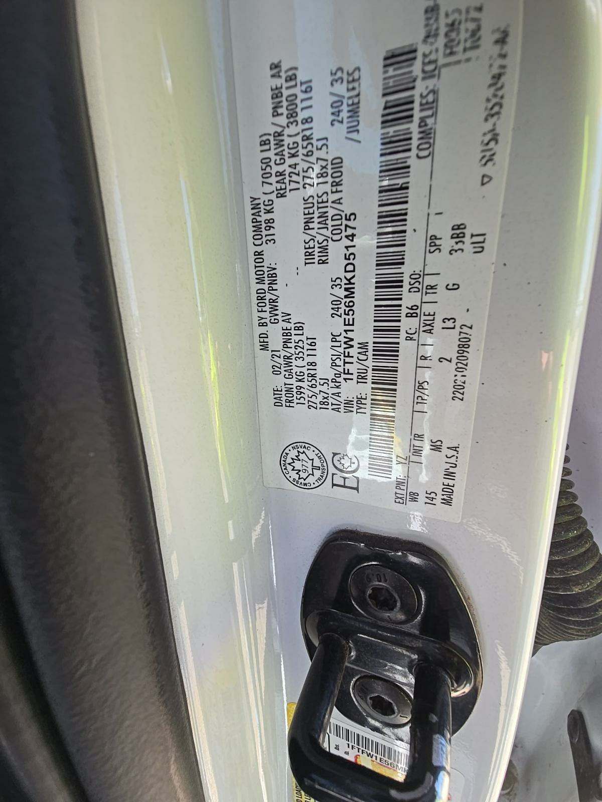 2021 Ford F-150 XLT AWD