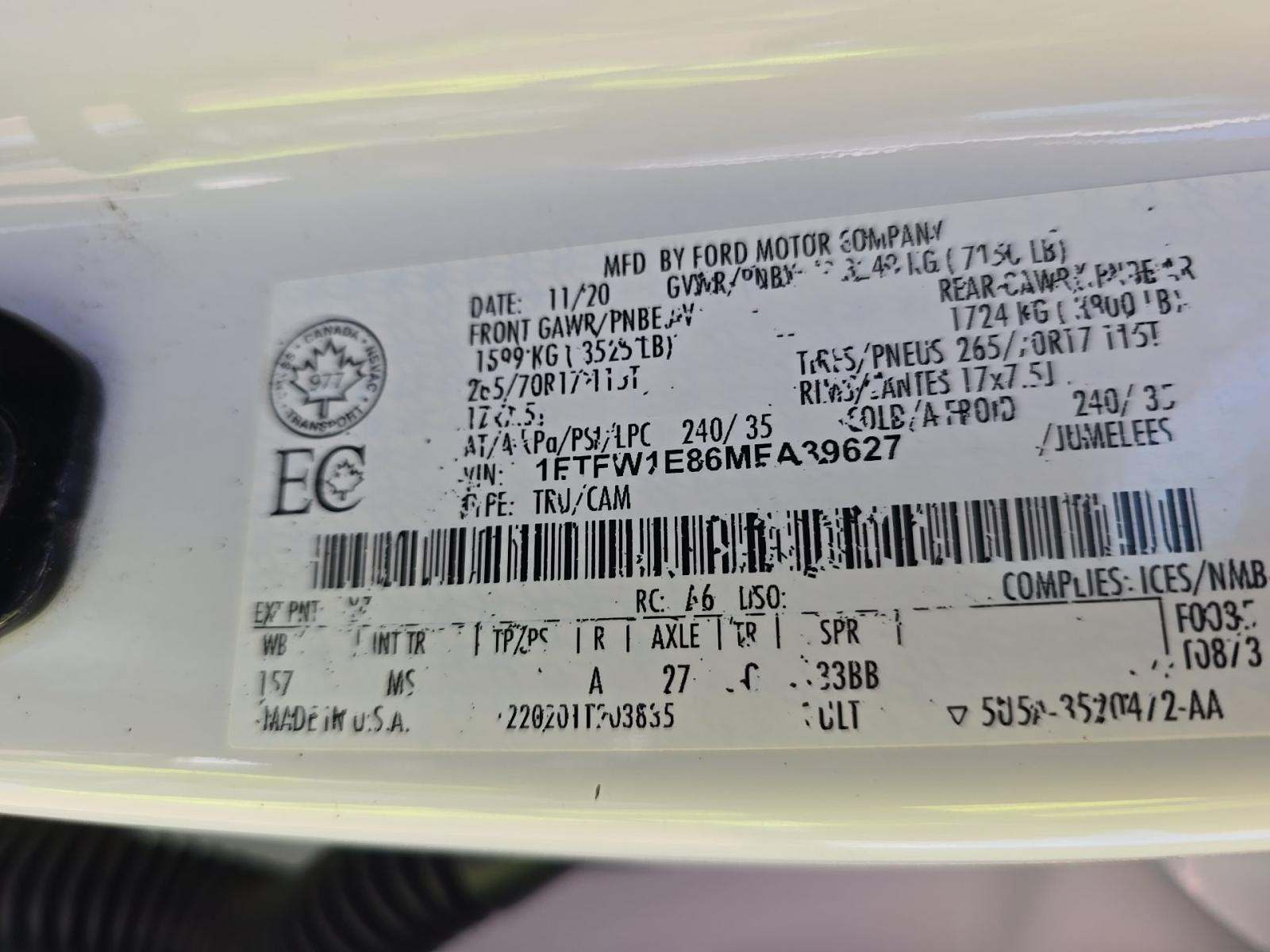 2021 Ford F-150 XLT AWD