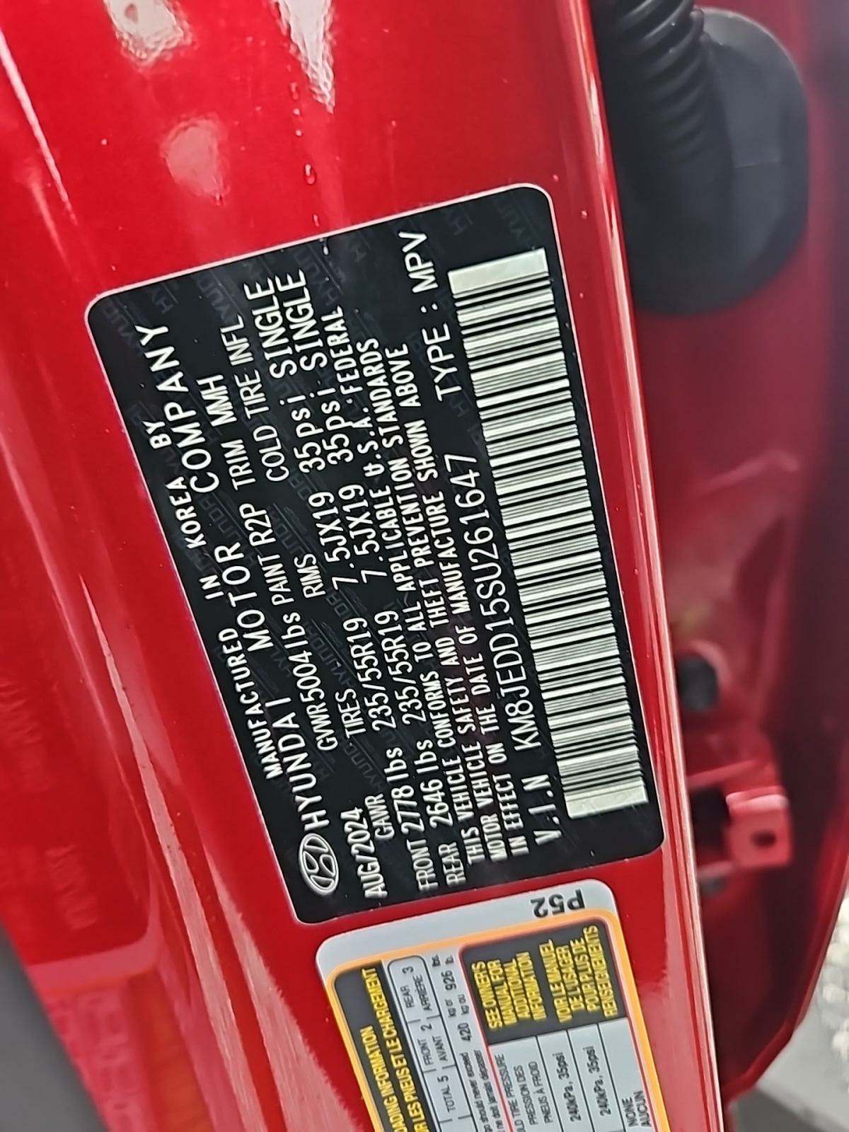 2025 Hyundai Tucson Hybrid Limited AWD