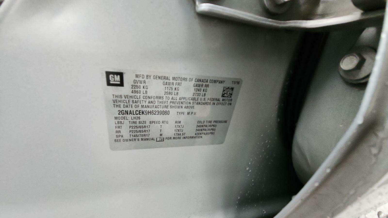 2017 Chevrolet Equinox LT FWD