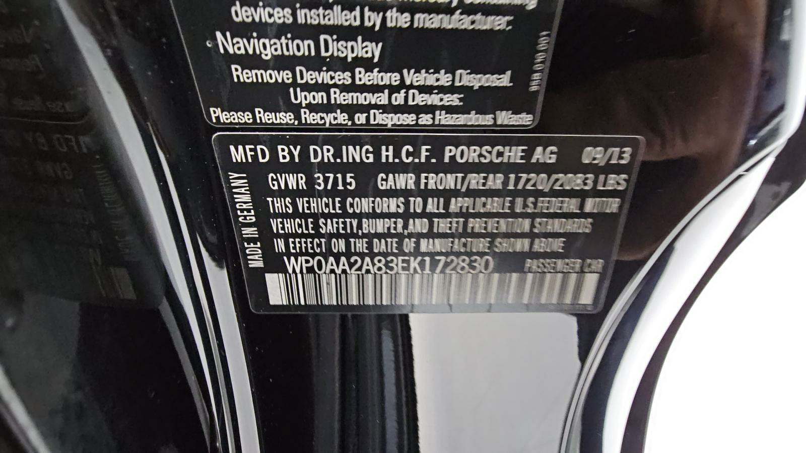 2014 Porsche Cayman 2D COUPE RWD