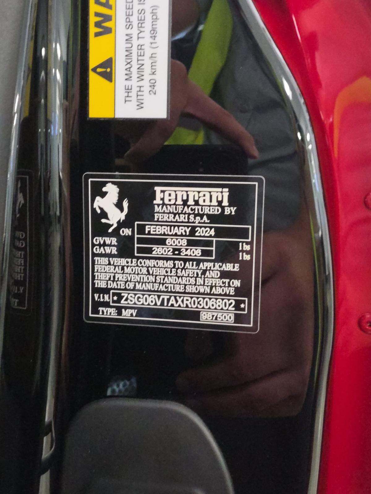 2024 Ferrari Purosangue Base AWD