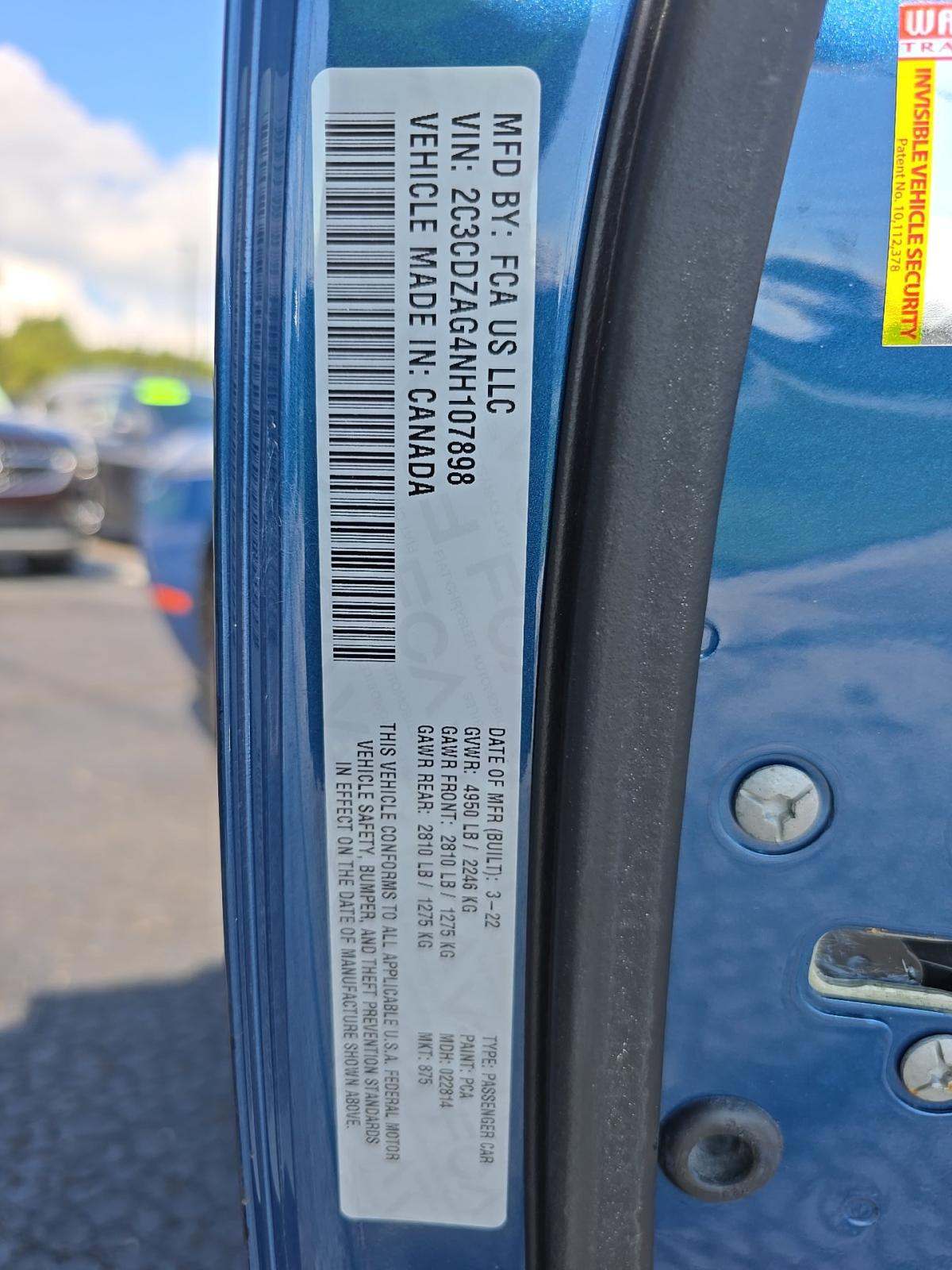 2022 Dodge Challenger SXT RWD