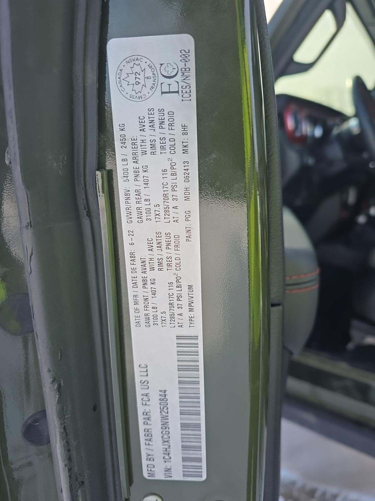 2022 Jeep Wrangler Rubicon AWD