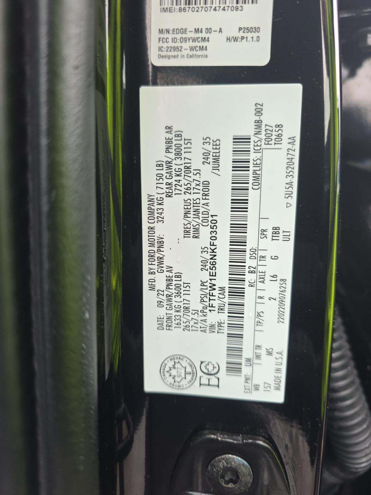 2022 Ford F-150 XLT AWD