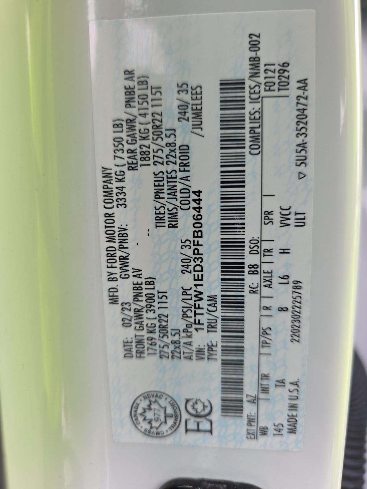 2023 Ford F-150 Hybrid Limited AWD