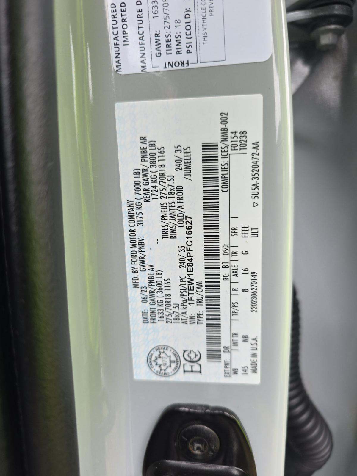 2023 Ford F-150 Tremor AWD