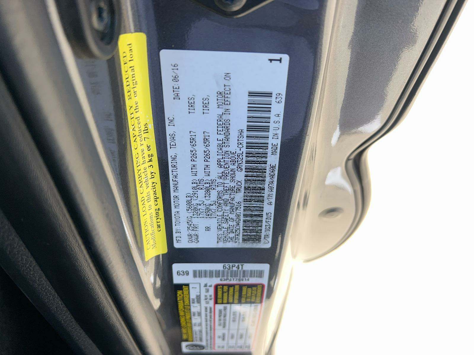 2016 Toyota Tacoma TRD Sport RWD