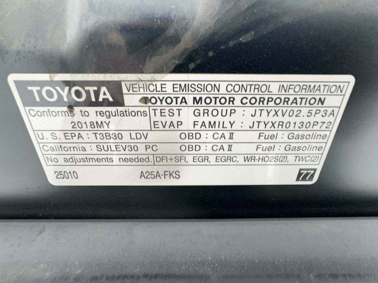 2018 Toyota Camry SE FWD