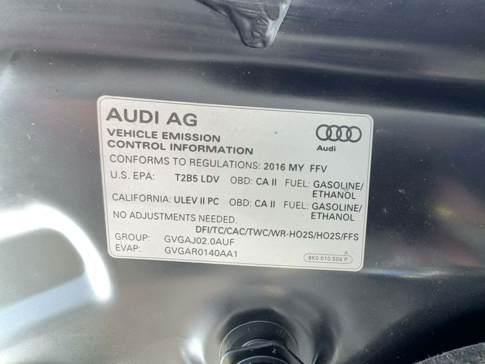 2016 Audi Q5 Premium Plus AWD