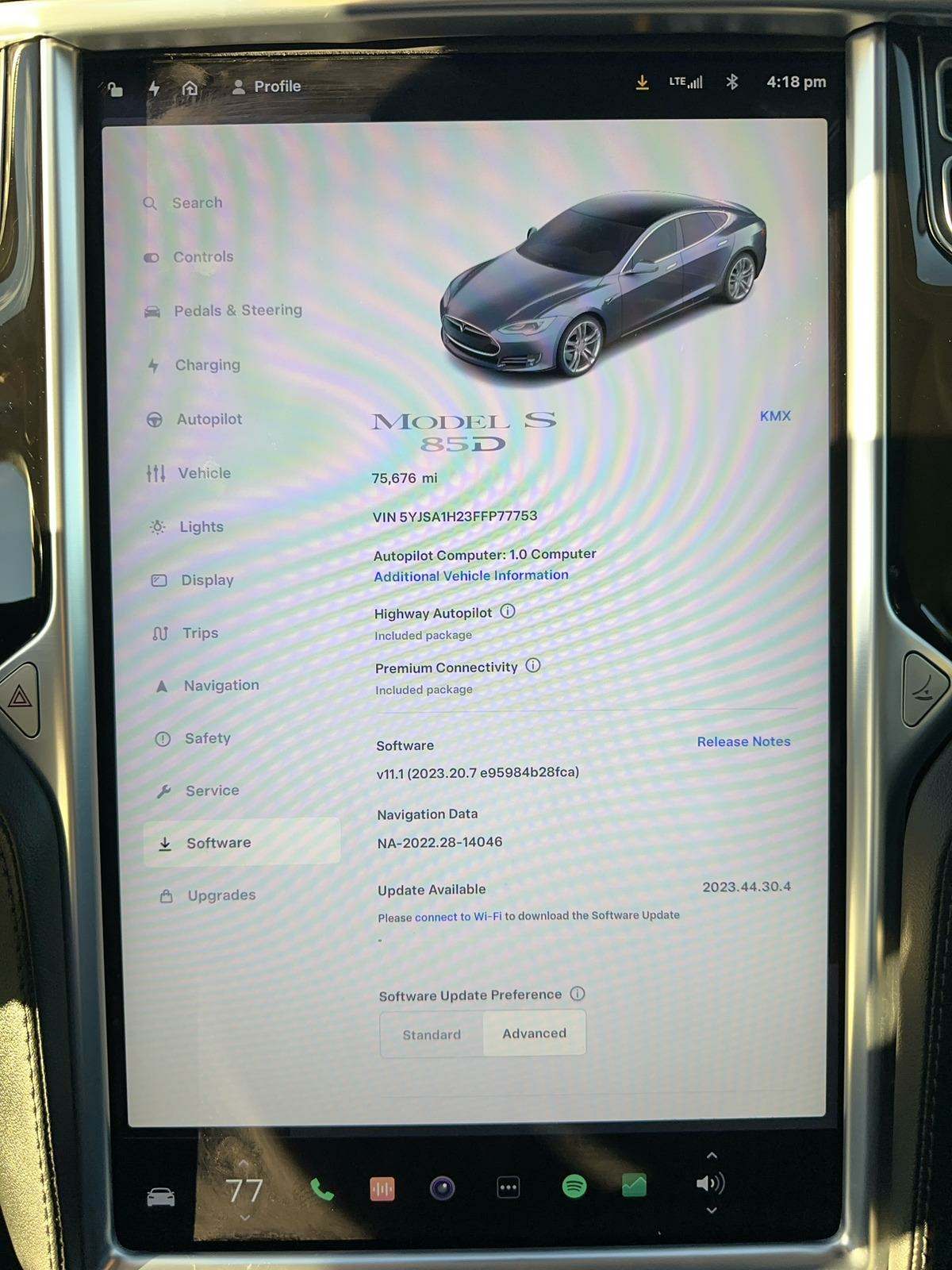 2015 Tesla Model S P85D AWD