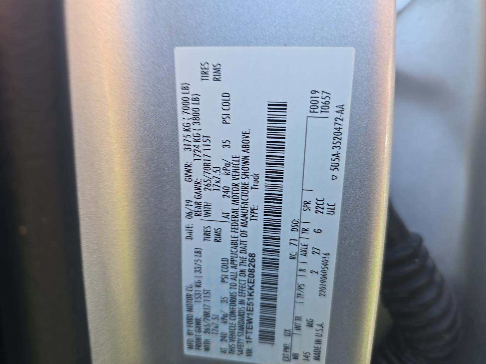 2019 Ford F-150 XLT AWD
