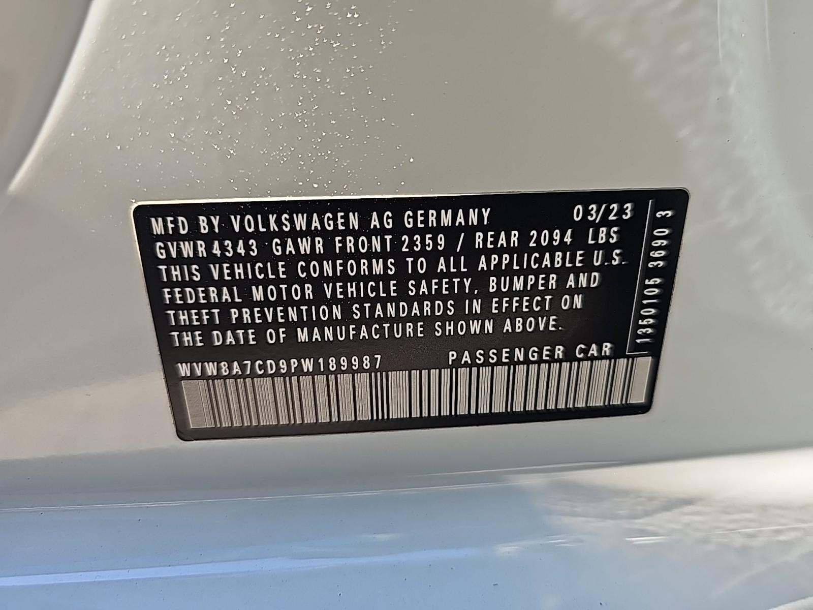 2023 Volkswagen Golf GTI 2.0T 40th Anniversary Edition FWD