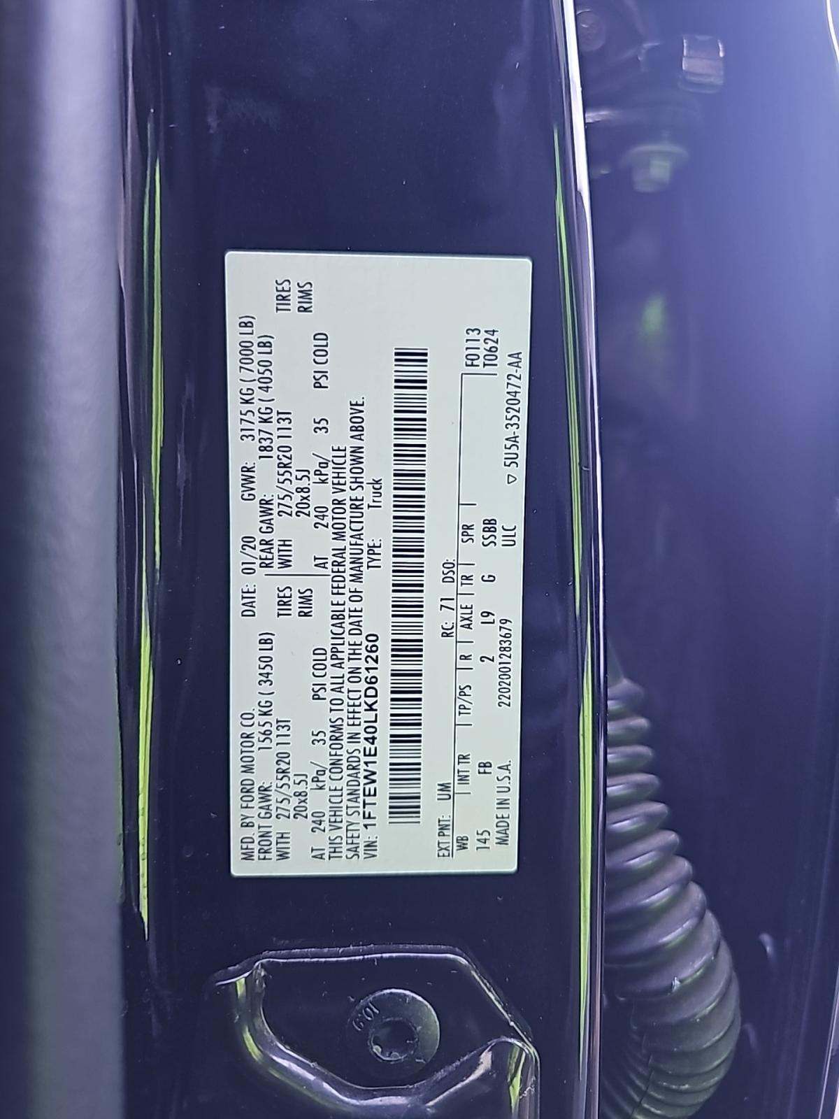 2020 Ford F-150 XLT AWD