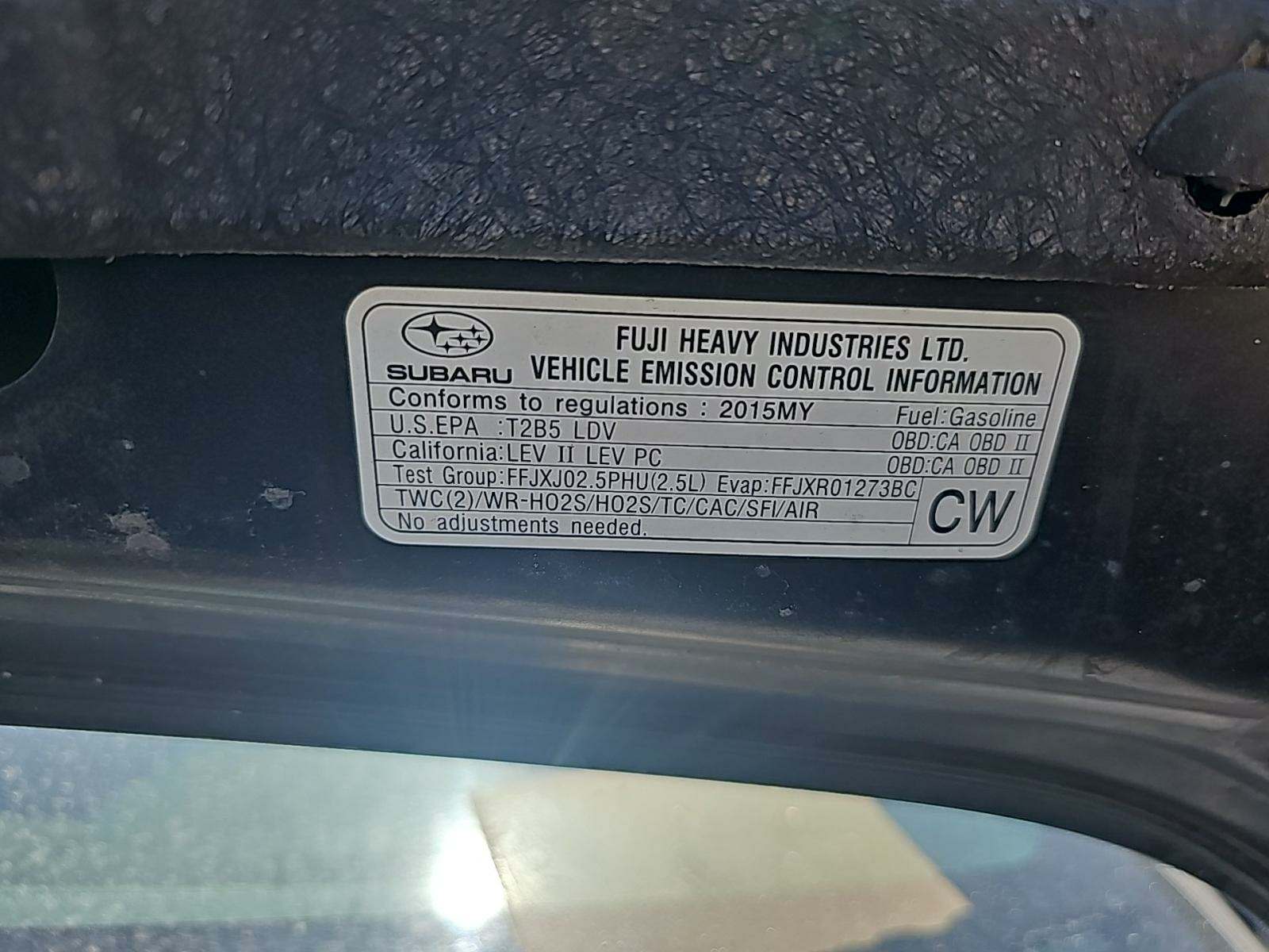 2015 Subaru WRX STi AWD