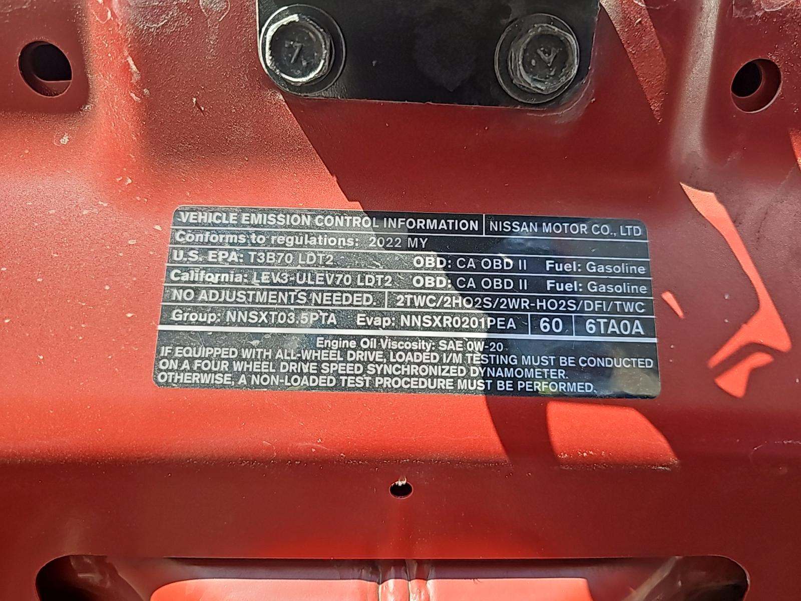 2022 Nissan Pathfinder SV FWD