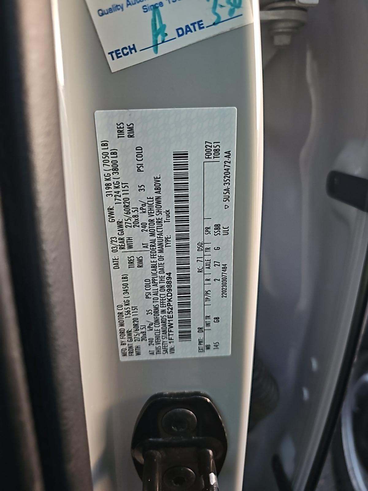 2023 Ford F-150 XL AWD