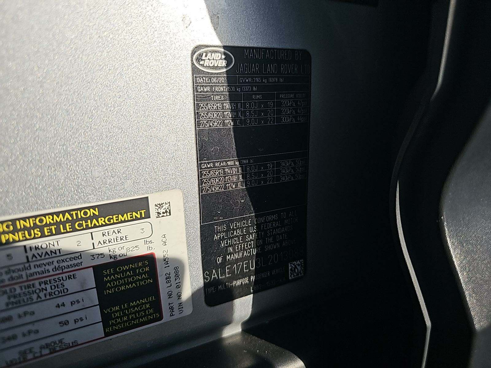 2020 Land Rover Defender 110 First Edition AWD