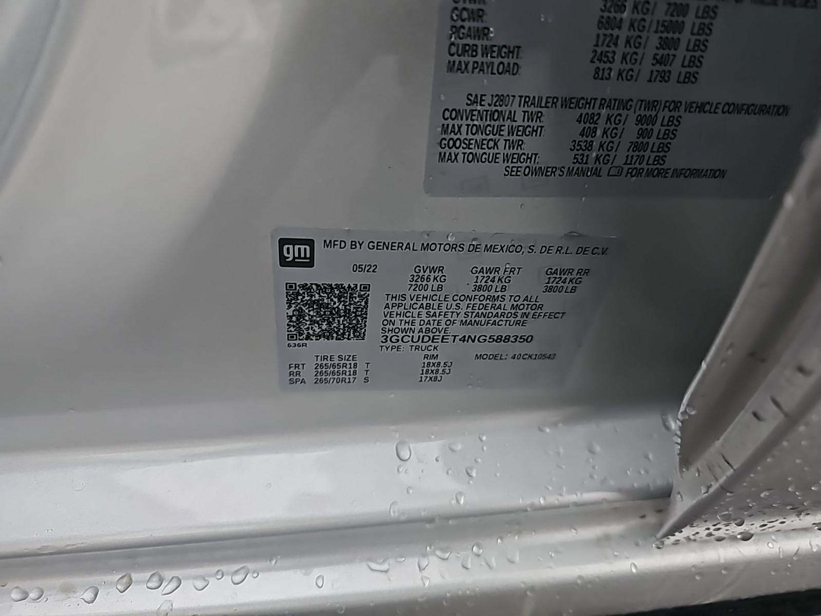 2022 Chevrolet Silverado 1500 RST AWD