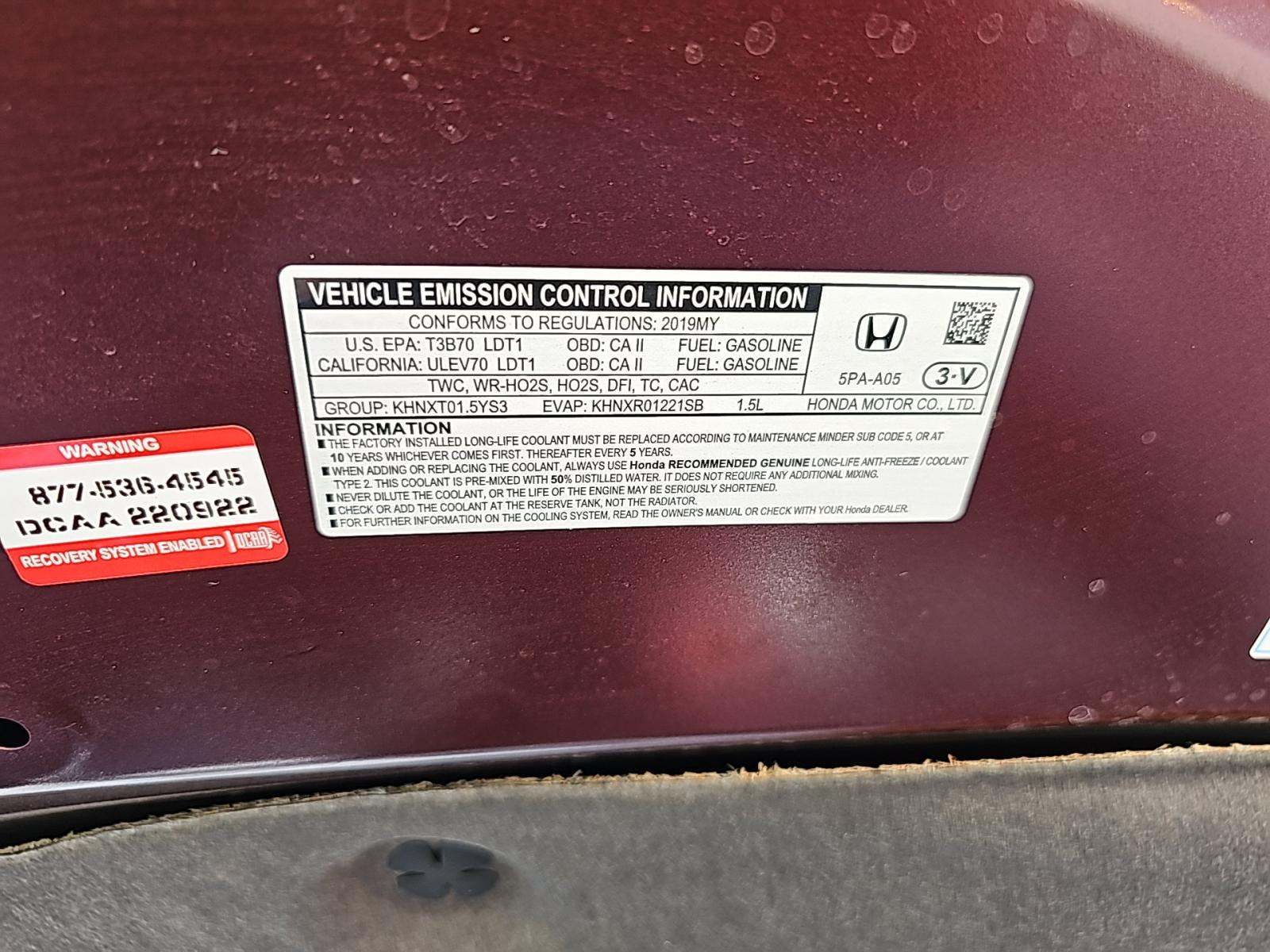 2019 Honda CR-V EX-L FWD