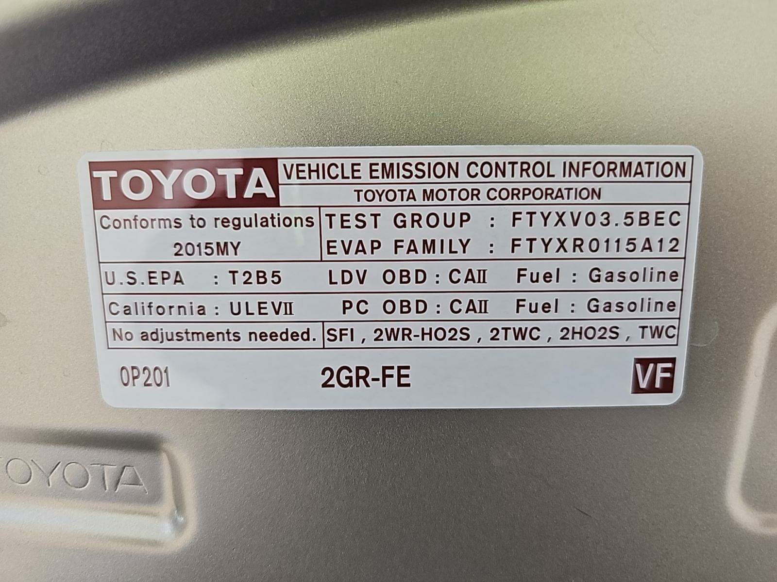 2015 Toyota Avalon XLE FWD