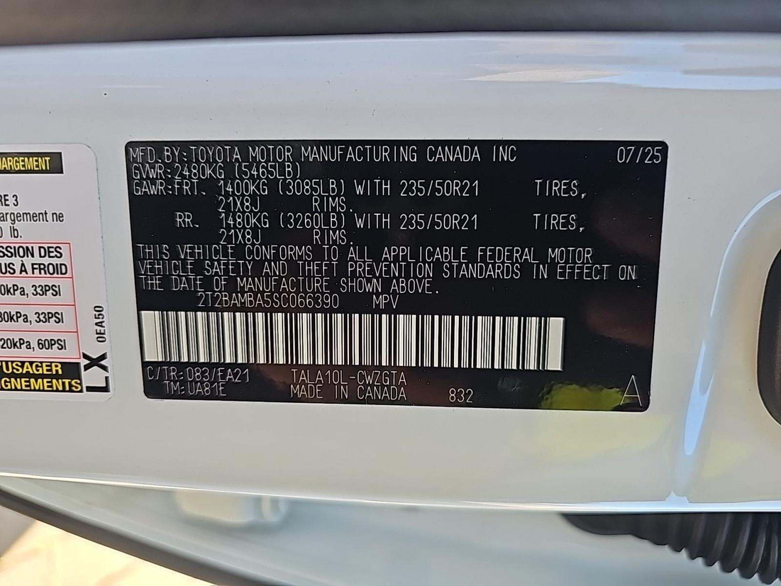 2025 Lexus RX RX 350 F SPORT Design FWD