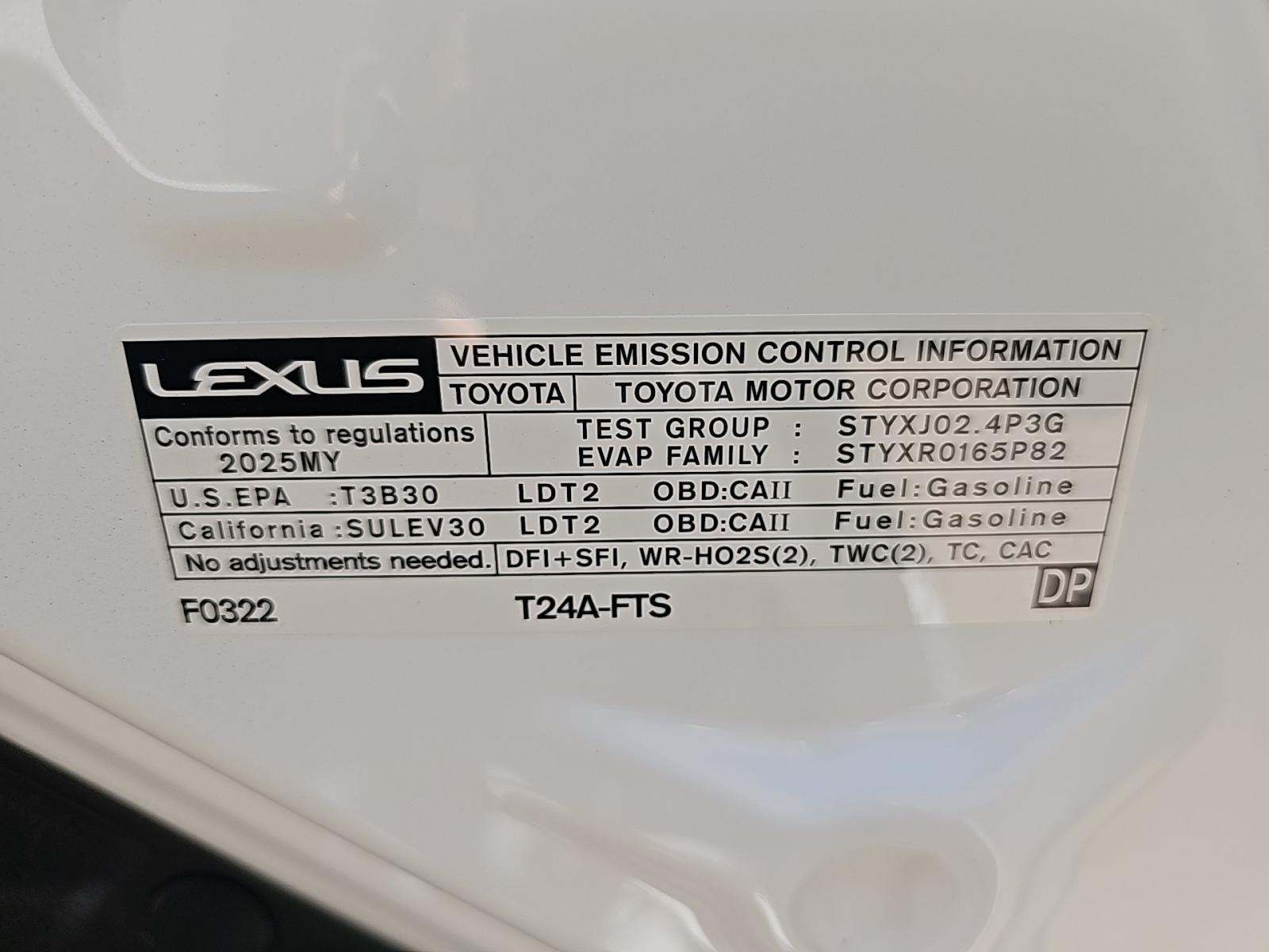 2025 Lexus RX RX 350 F SPORT Design FWD